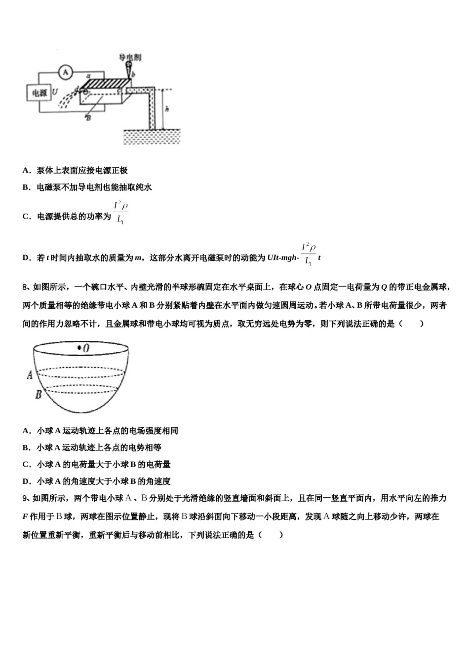 上海市储能中学2024年高三（最后冲刺）物理试卷含解析.doc_第3页