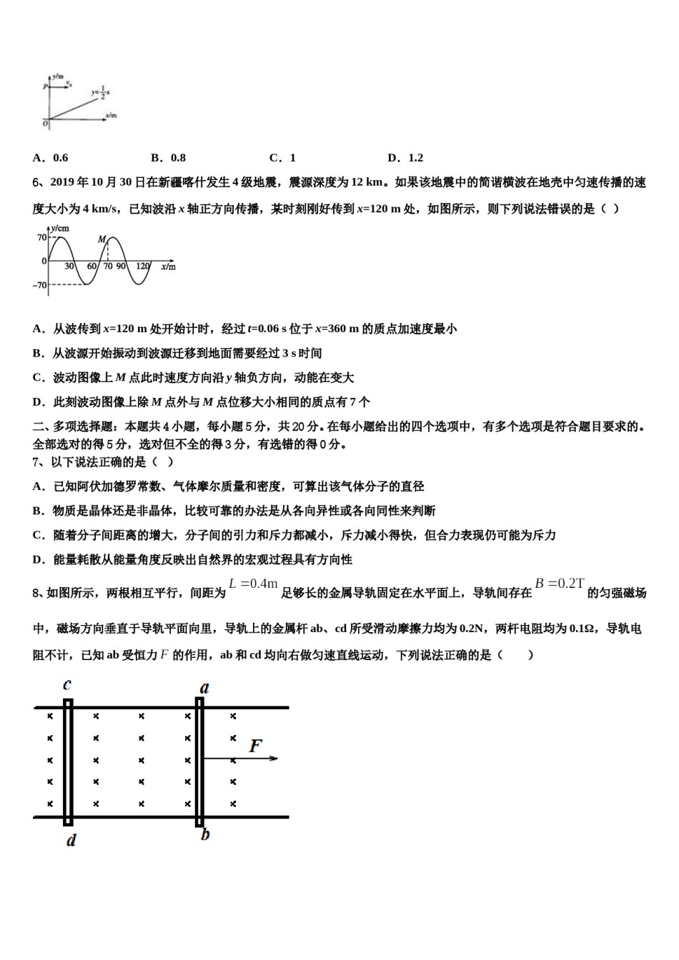 内蒙古包头三十三中2023-2024学年高考仿真卷物理试题含解析.doc_第3页
