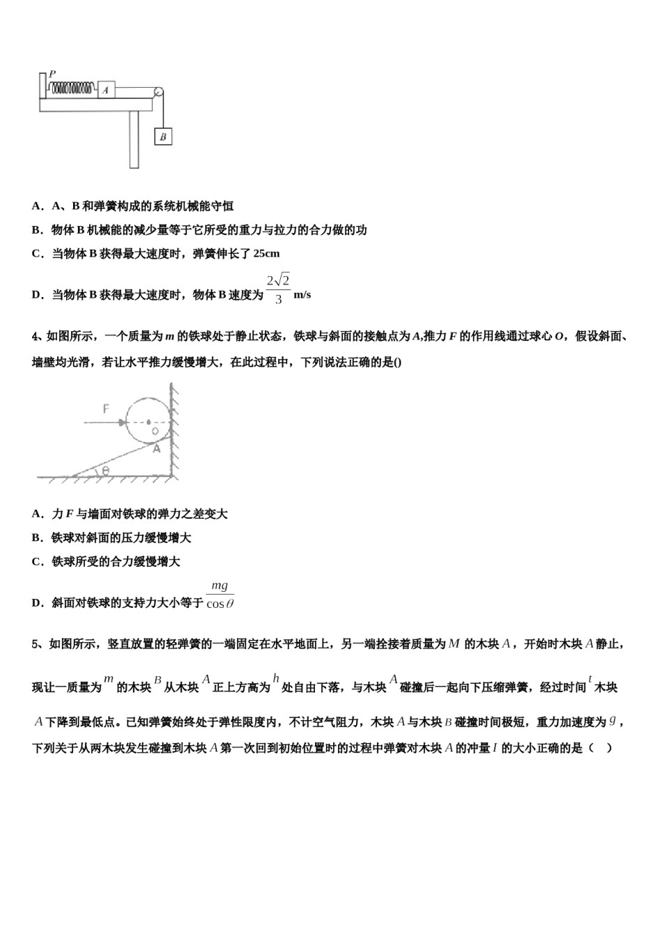 广东惠州光正实验学校2023-2024学年高考考前模拟物理试题含解析.doc_第2页