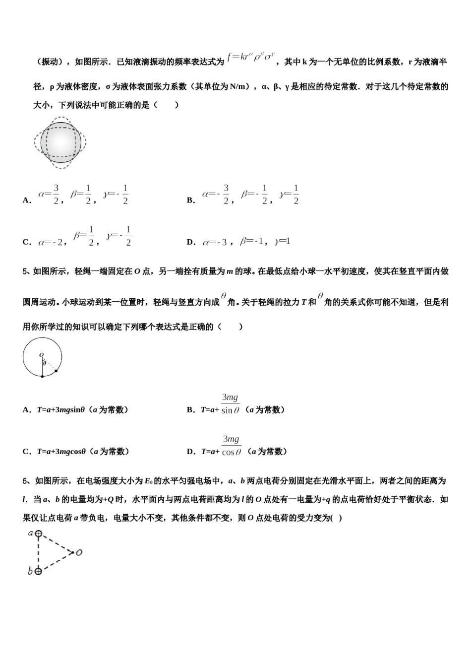 豫东、豫北十所名校2024年高考压轴卷物理试卷含解析.doc_第2页