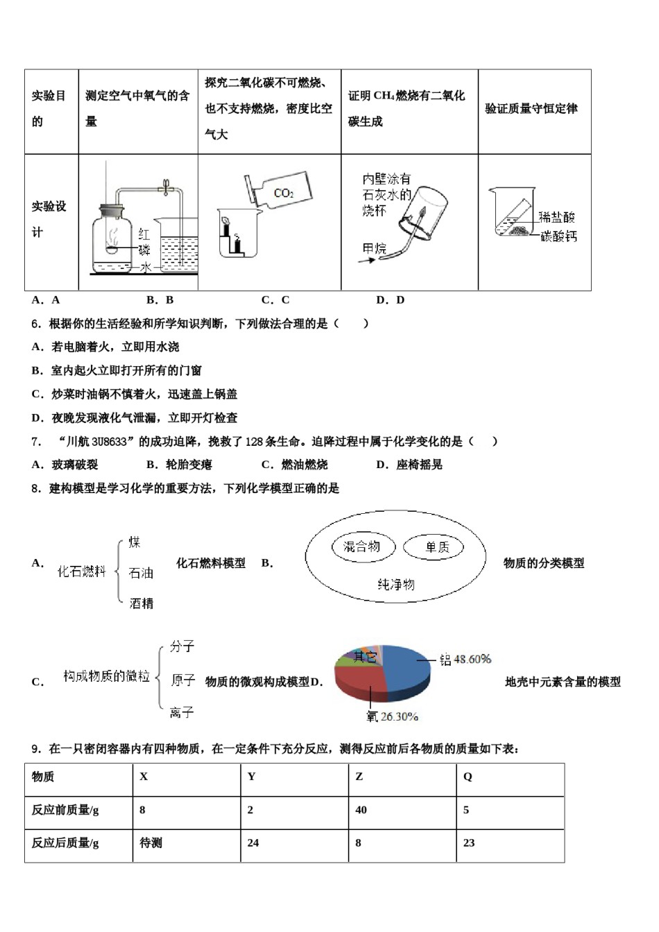 2023-2024学年江苏省徐州市邳州市九年级化学第一学期期末预测试题含解析.doc_第3页