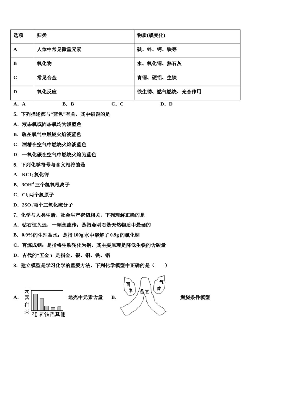 2023-2024学年江苏省扬州市江都区邵凡片化学九上期末监测模拟试题含解析.doc_第2页