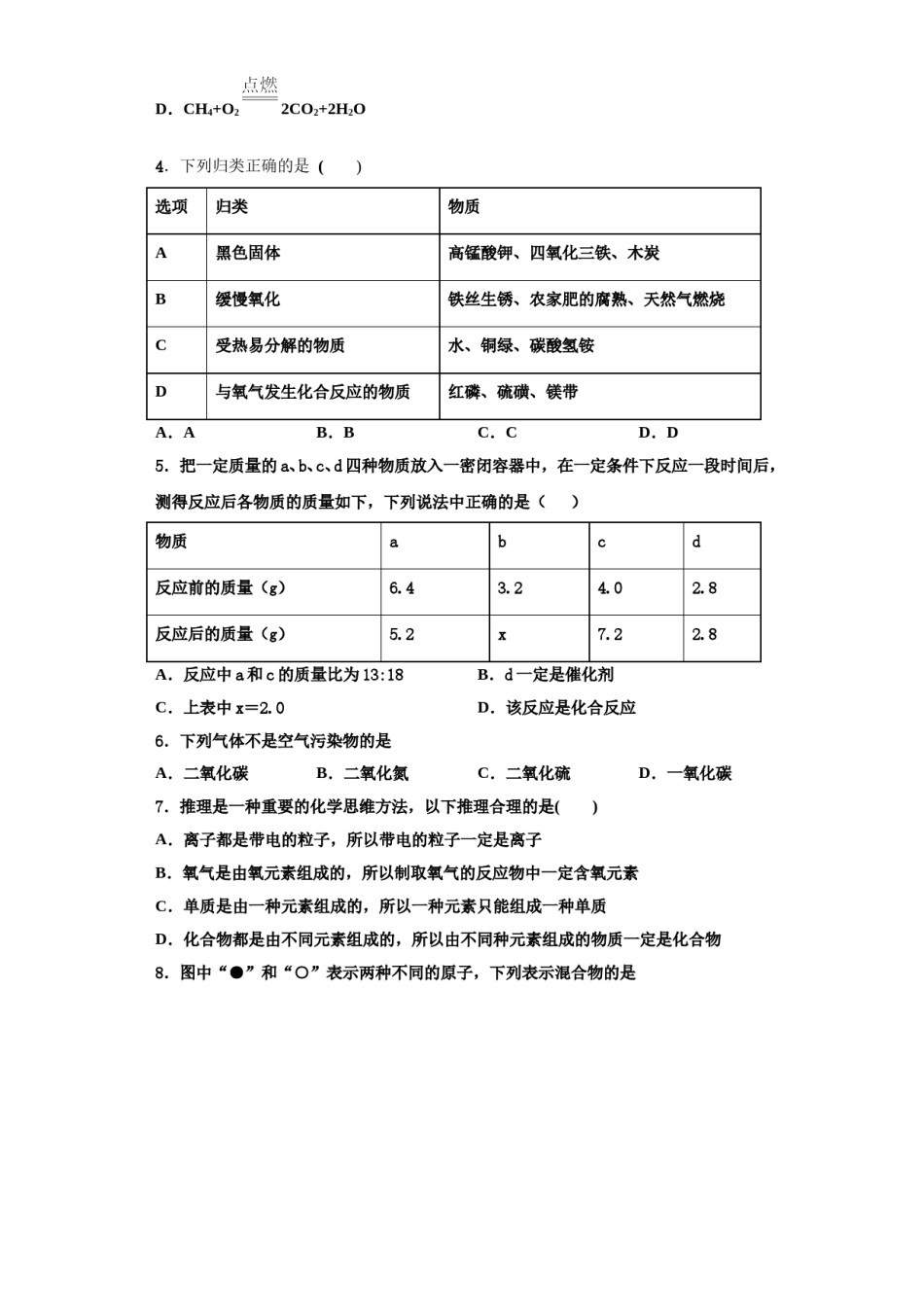 2023-2024学年江苏省泰州中学化学九年级第一学期期中统考试题含解析.doc_第2页