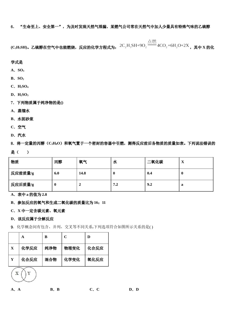 2023-2024学年江苏省苏州工业园区第十中学化学九年级第一学期期末复习检测模拟试题含解析.doc_第2页