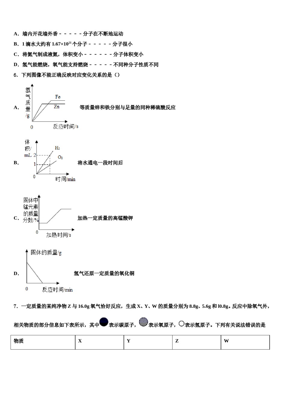 2023-2024学年江苏省苏州市工业园区斜塘学校化学九上期末经典试题含解析.doc_第2页