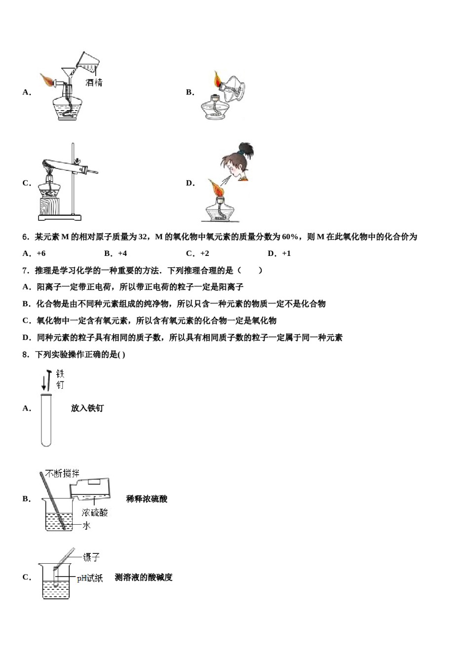 2023-2024学年江苏省连云港市灌云县化学九年级第一学期期末经典模拟试题含解析.doc_第2页