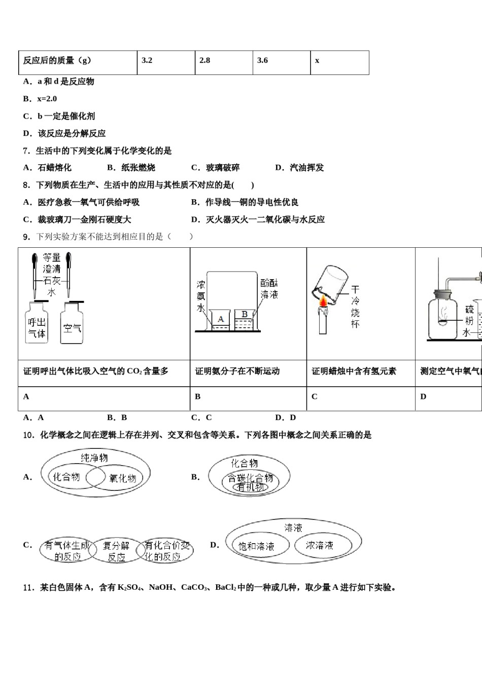 2023-2024学年江苏省锡山高级中学化学九年级第一学期期末监测模拟试题含解析.doc_第2页