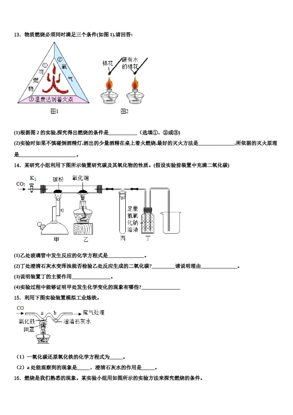2023-2024学年江苏省靖江外国语学校九年级化学第一学期期末调研试题含解析.doc_第3页