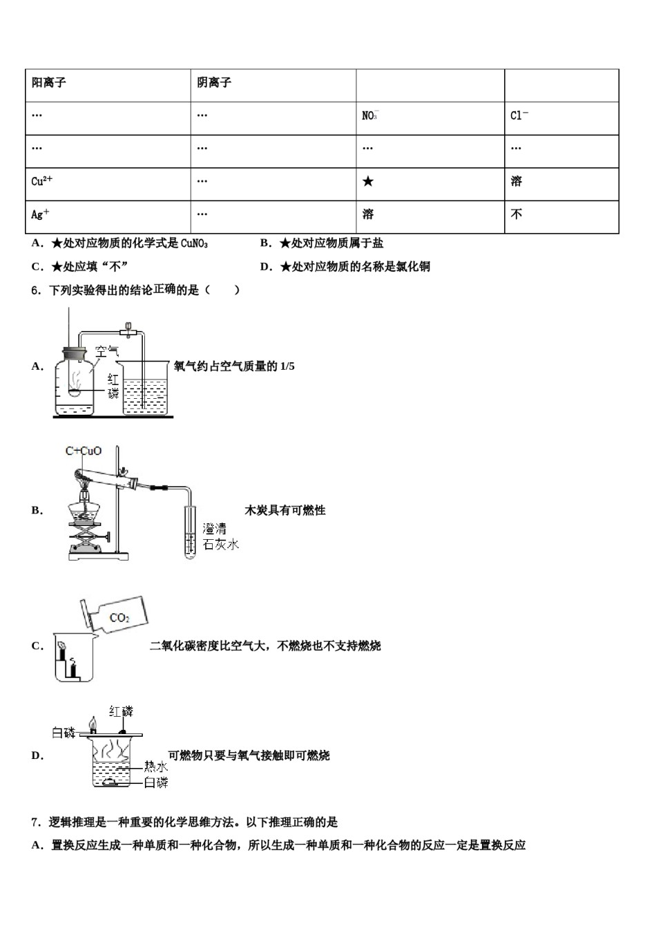 2023-2024学年河北省唐山市化学九上期末学业质量监测模拟试题含解析.doc_第2页