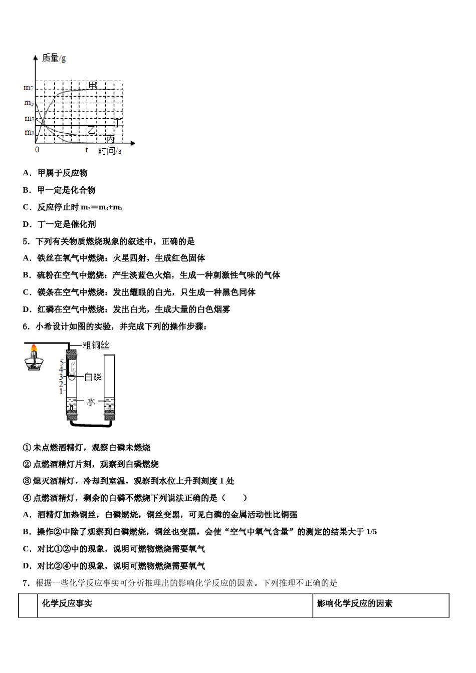 2023-2024学年河南省濮阳市九级化学九上期末质量检测模拟试题含解析.doc_第2页
