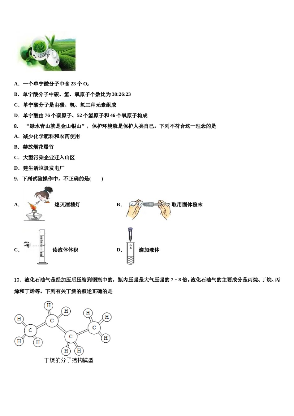 2023-2024学年河南省濮阳市第六中学九年级化学第一学期期末统考试题含解析.doc_第2页