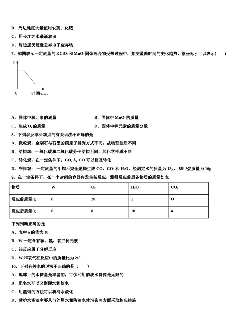 2023-2024学年河南省郑州市名校联考化学九上期末经典模拟试题含解析.doc_第2页