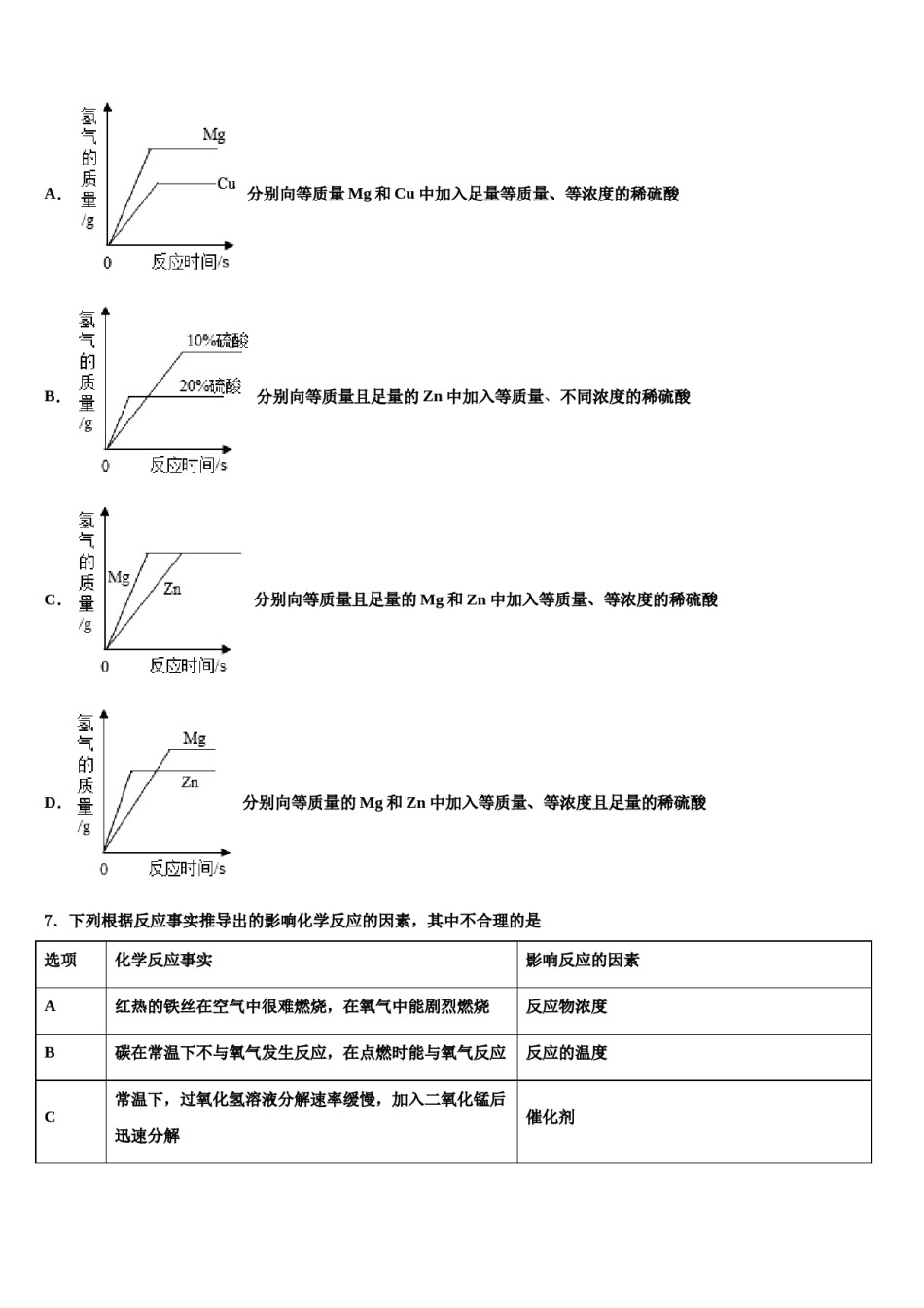 2023-2024学年济宁市第十四中学化学九上期末质量跟踪监视试题含解析.doc_第2页