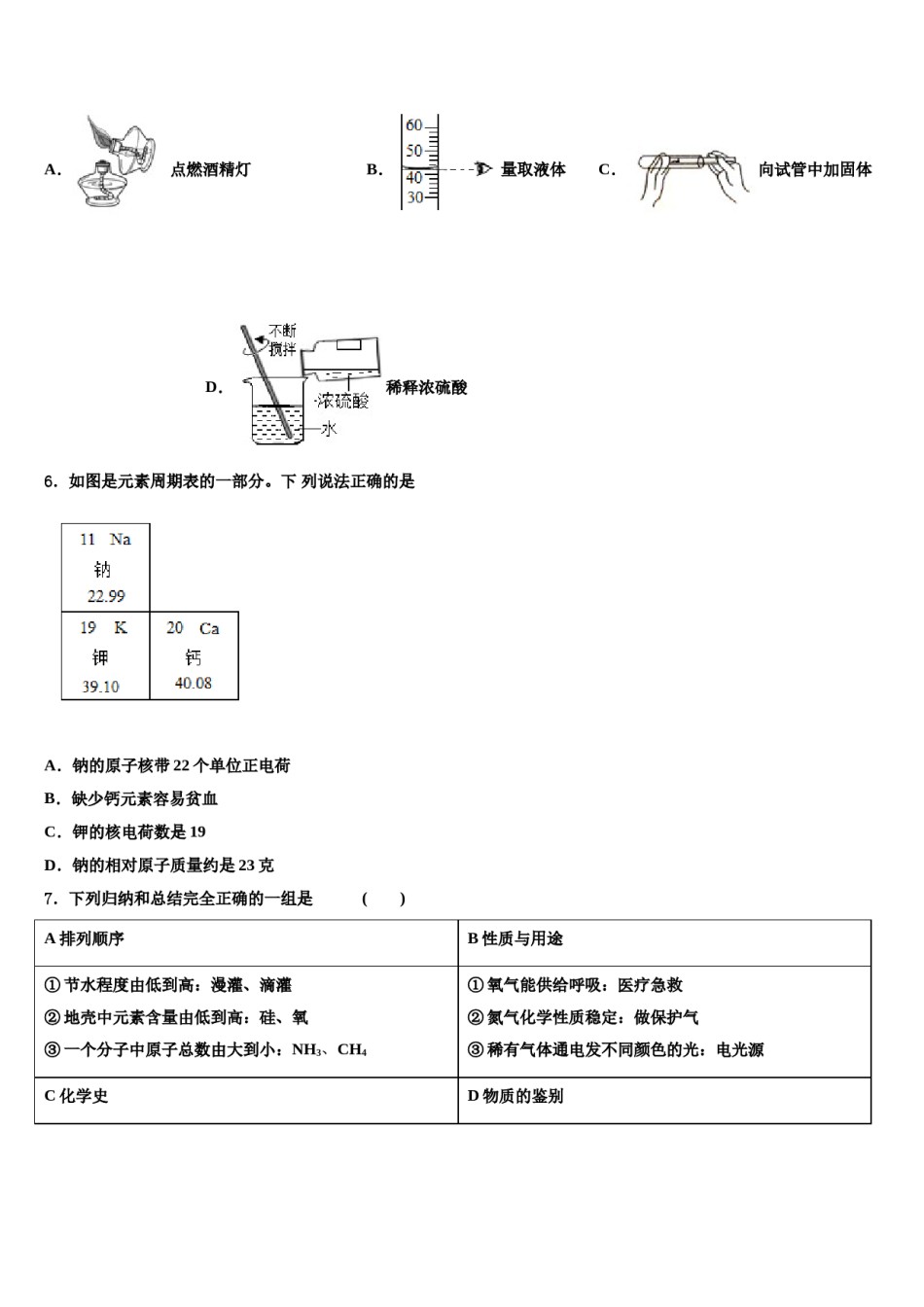 2023-2024学年湖北武汉青山区化学九上期末学业水平测试模拟试题含解析.doc_第2页