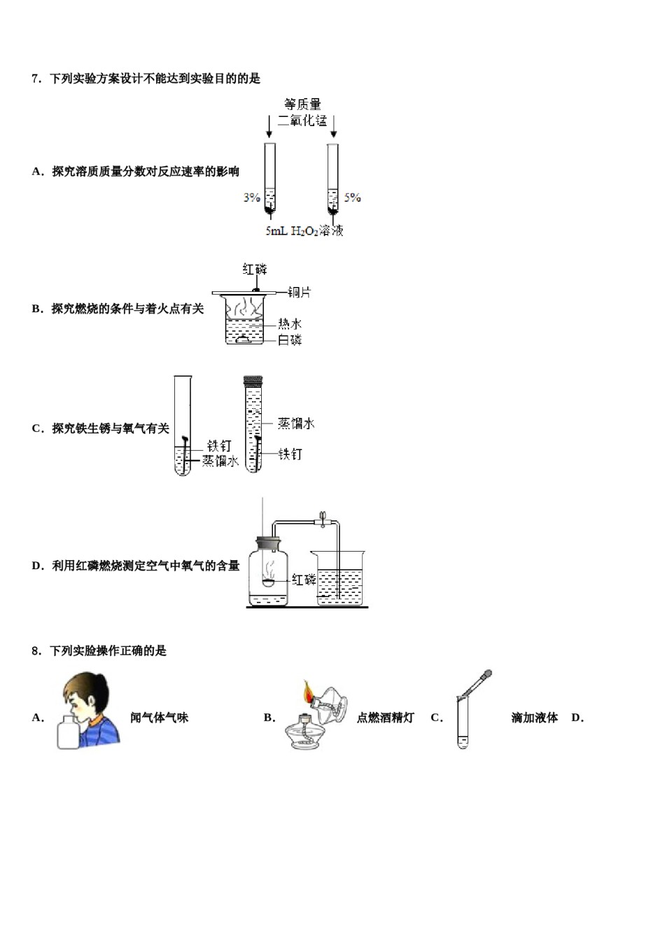 2023-2024学年湖北省咸宁市九年级化学第一学期期末达标检测试题含解析.doc_第2页