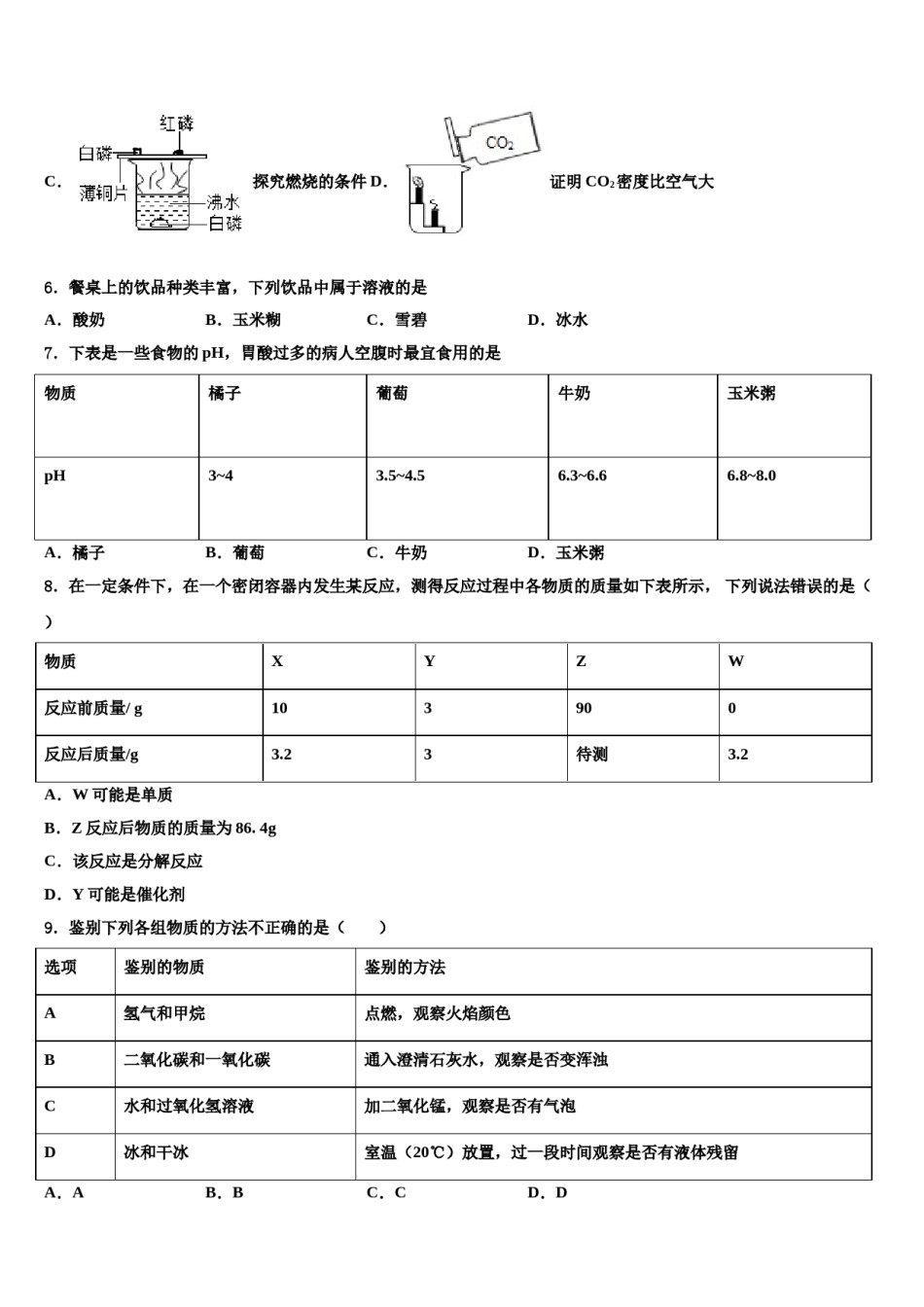 2023-2024学年湖南省长沙市开福区周南中学九年级化学第一学期期末调研试题含解析.doc_第2页