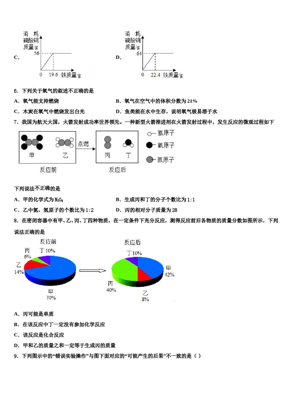 2023-2024学年福建省三明永安市化学九年级第一学期期末复习检测模拟试题含解析.doc_第2页