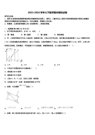 2023-2024学年宁夏盐池县七下数学期末监测试题含解析.doc