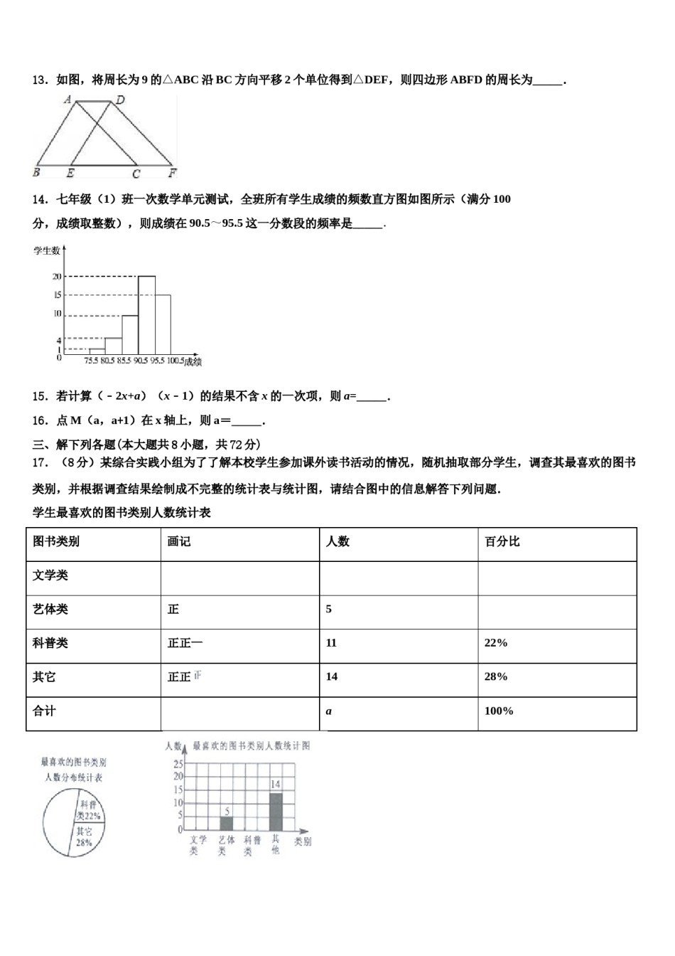 2024届山东省德州七中学七年级数学第二学期期末复习检测试题含解析.doc_第3页