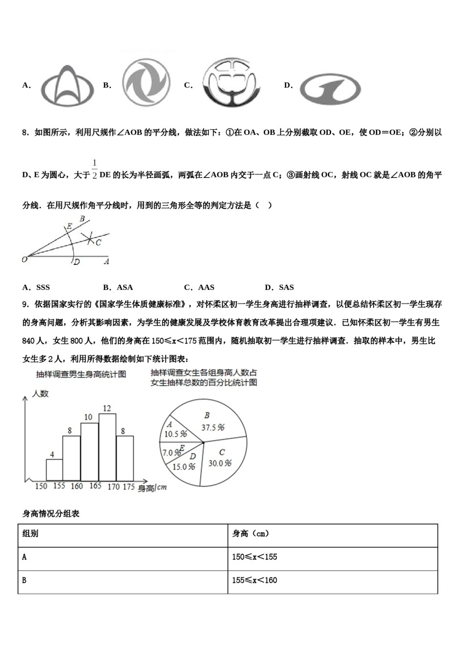 山东省威海市2024届数学七下期末达标检测模拟试题含解析.doc_第2页
