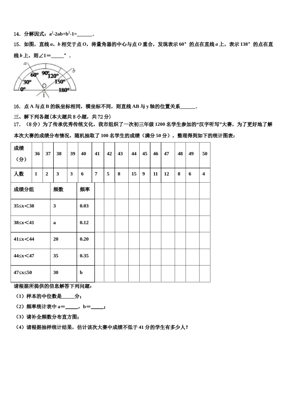 江苏省泰州市靖江实验学校2024届七年级数学第二学期期末联考试题含解析.doc_第2页