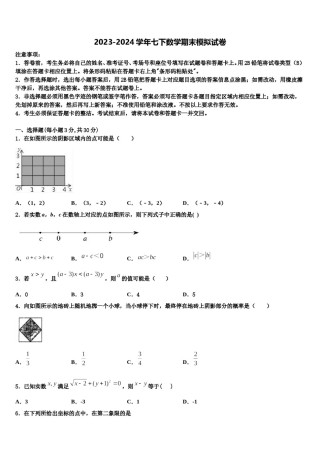 河南省南阳市方城县2024年七下数学期末复习检测模拟试题含解析.doc