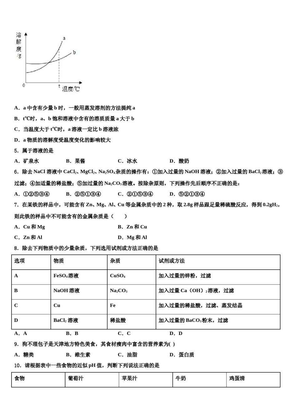 2023-2024学年吉林省长春市重点名校中考四模化学试题含解析.doc_第2页