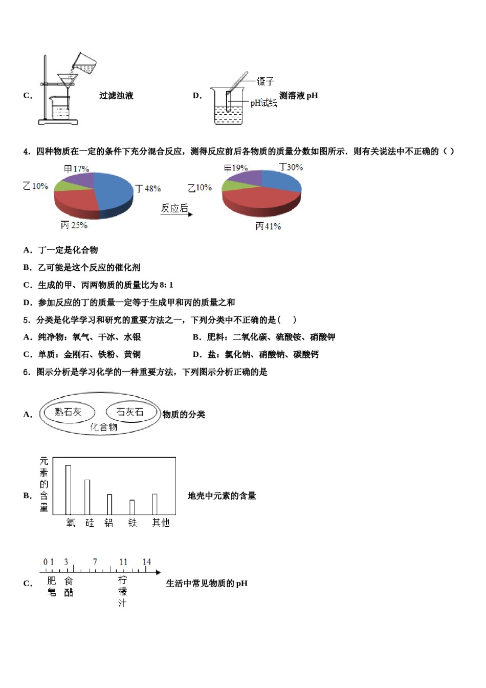 2023-2024学年安徽省巢湖市达标名校毕业升学考试模拟卷化学卷含解析.doc_第2页