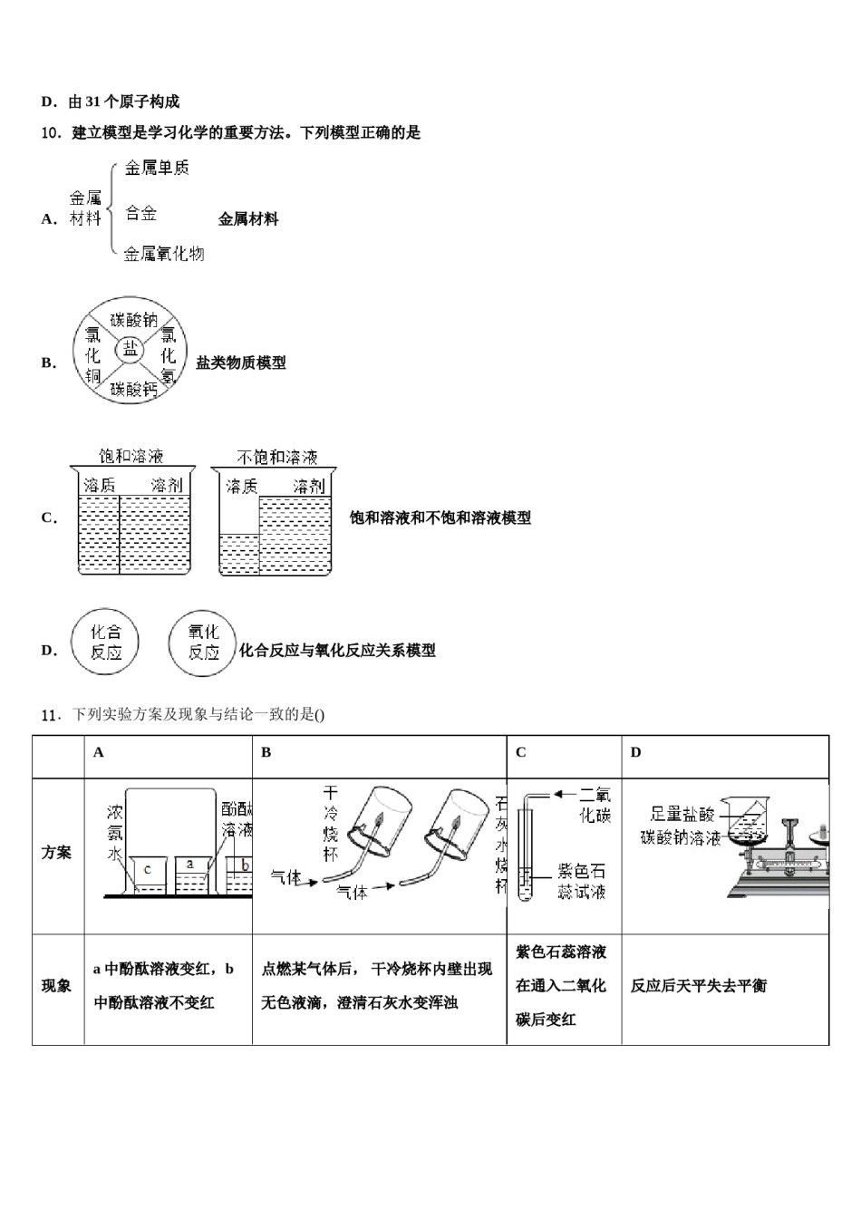 2023-2024学年山东省济宁市十五中学中考化学押题试卷含解析.doc_第3页