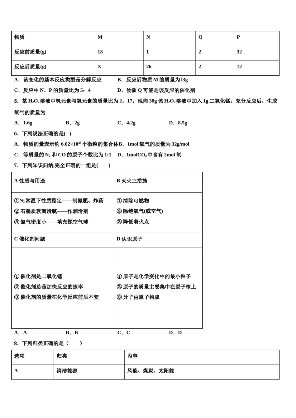 2023-2024学年山西省晋中学市重点名校中考化学最后冲刺模拟试卷含解析.doc_第2页