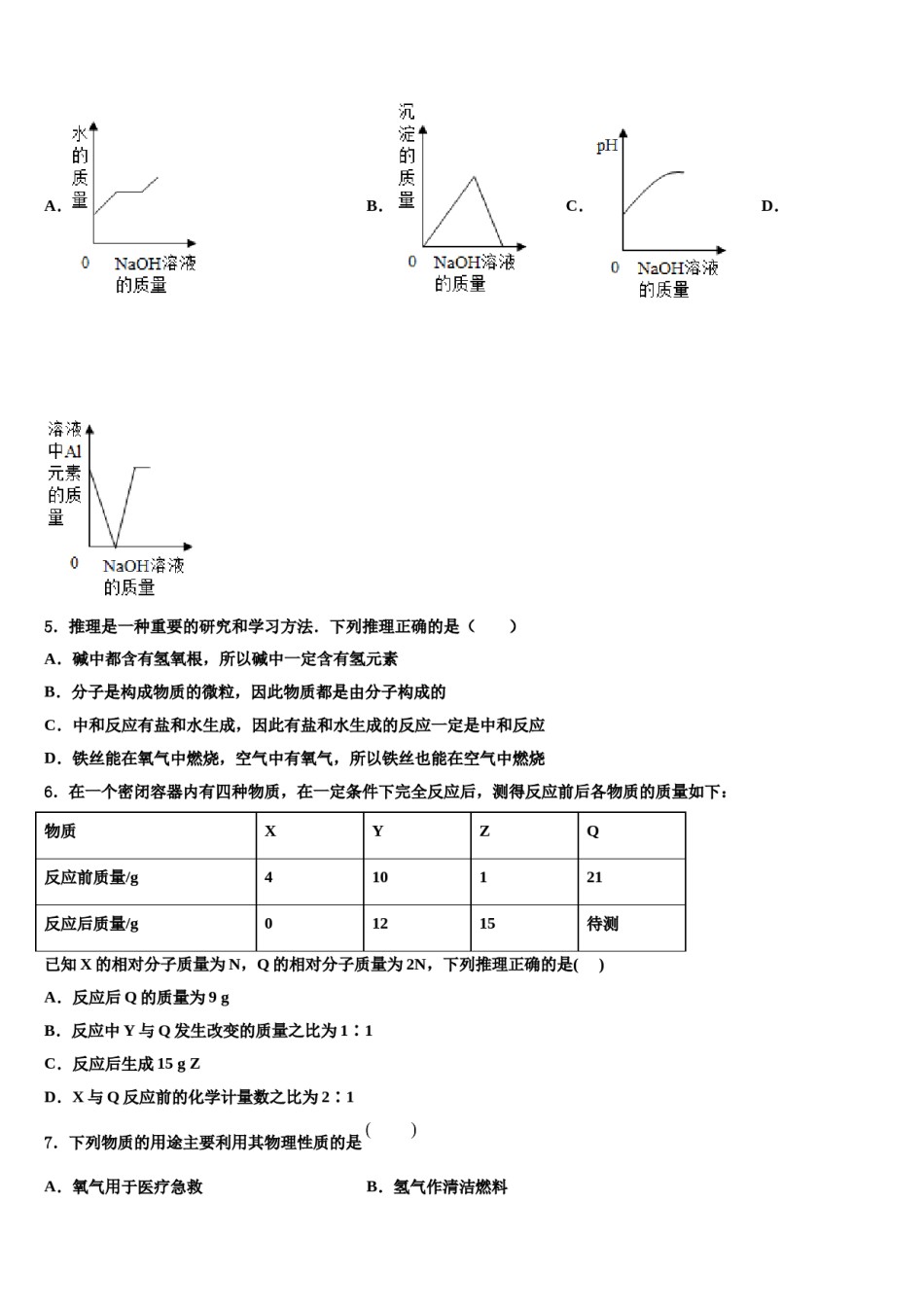 2023-2024学年山西省运城重点达标名校中考押题化学预测卷含解析.doc_第2页