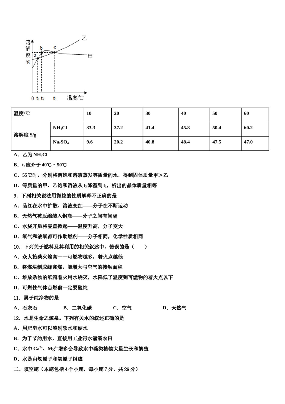 2023-2024学年山西省高平市重点达标名校中考二模化学试题含解析.doc_第3页