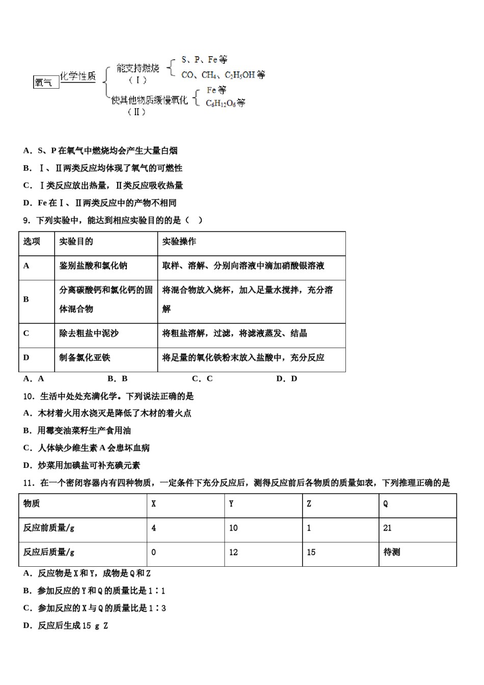 2023-2024学年广东省东莞虎门汇英校中考化学全真模拟试卷含解析.doc_第3页