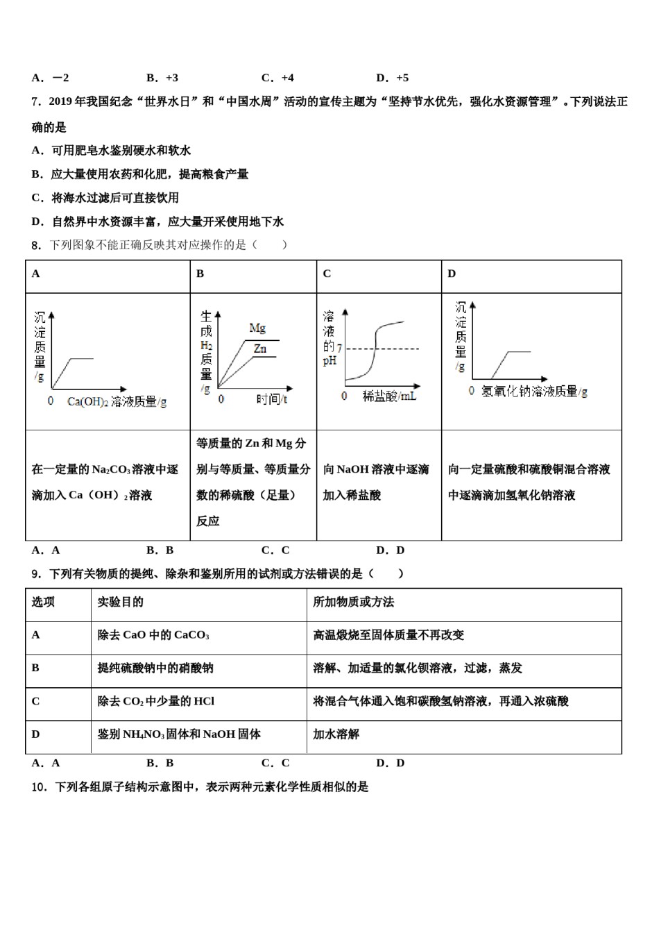 2023-2024学年广东省广州市南沙榄核二中学中考冲刺卷化学试题含解析.doc_第2页