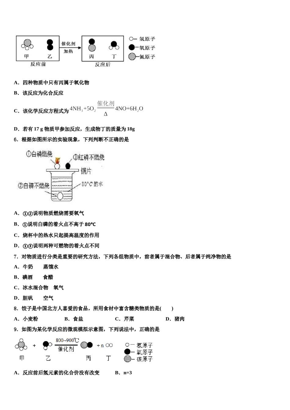 2023-2024学年广东省惠州市第一中学中考化学押题卷含解析.doc_第2页