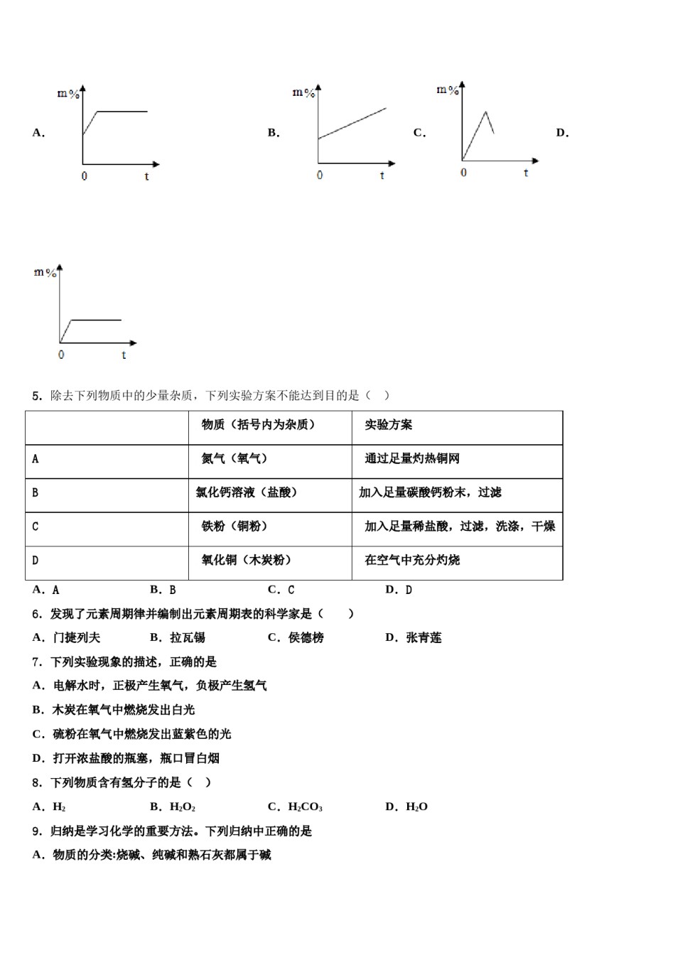 2023-2024学年广东省揭阳市普宁市重点达标名校中考化学模拟试题含解析.doc_第2页