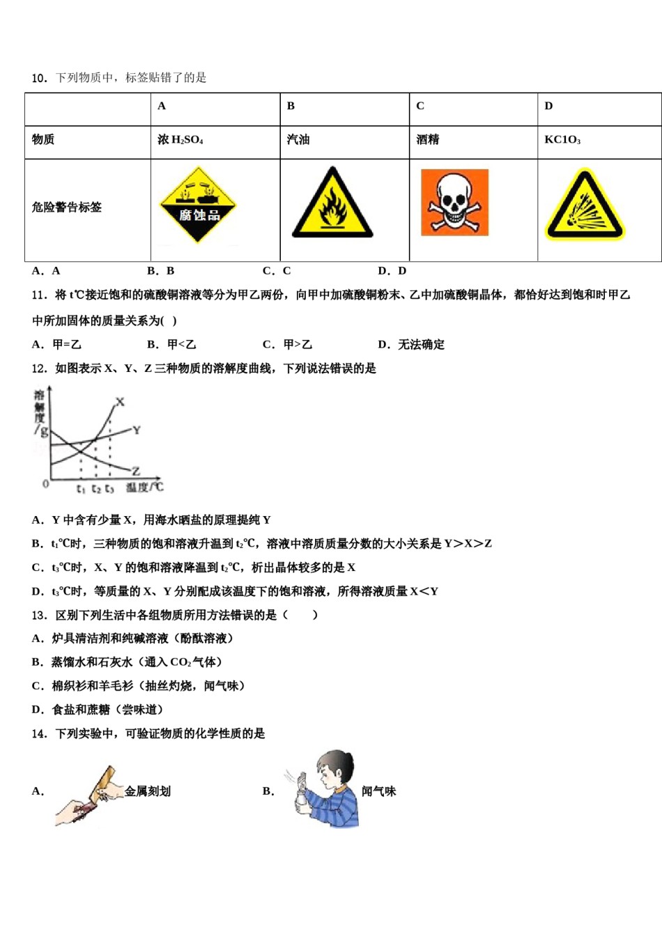 2023-2024学年广东省深圳实验校中考化学最后冲刺浓缩精华卷含解析.doc_第3页