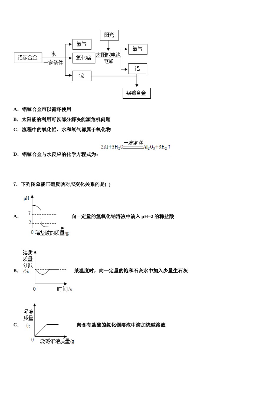 2023-2024学年广西柳州市融安县重点中学中考化学模拟精编试卷含解析.doc_第2页