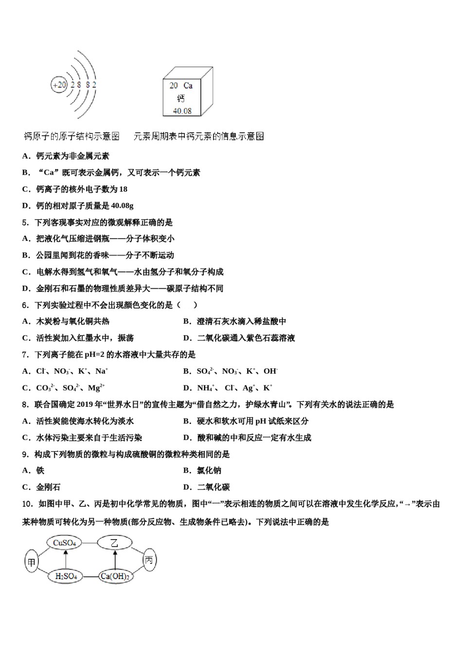 2023-2024学年江苏省南通市如东县中考化学押题卷含解析.doc_第2页