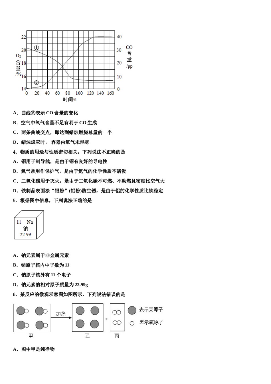 2023-2024学年江苏省徐州邳州市重点中学中考化学模拟精编试卷含解析.doc_第2页
