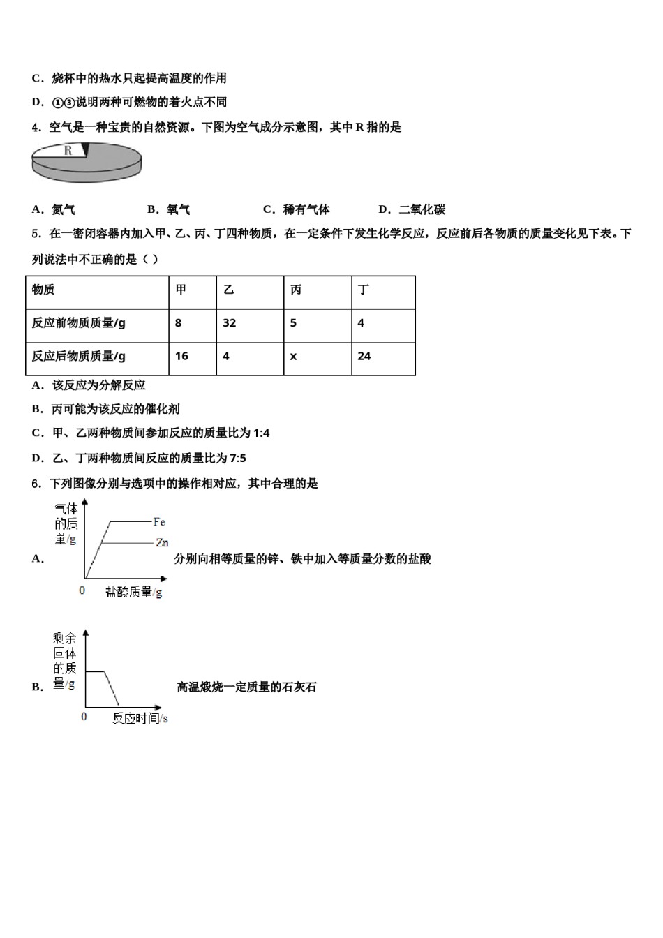 2023-2024学年江苏省无锡市江阴市澄东片中考一模化学试题含解析.doc_第2页