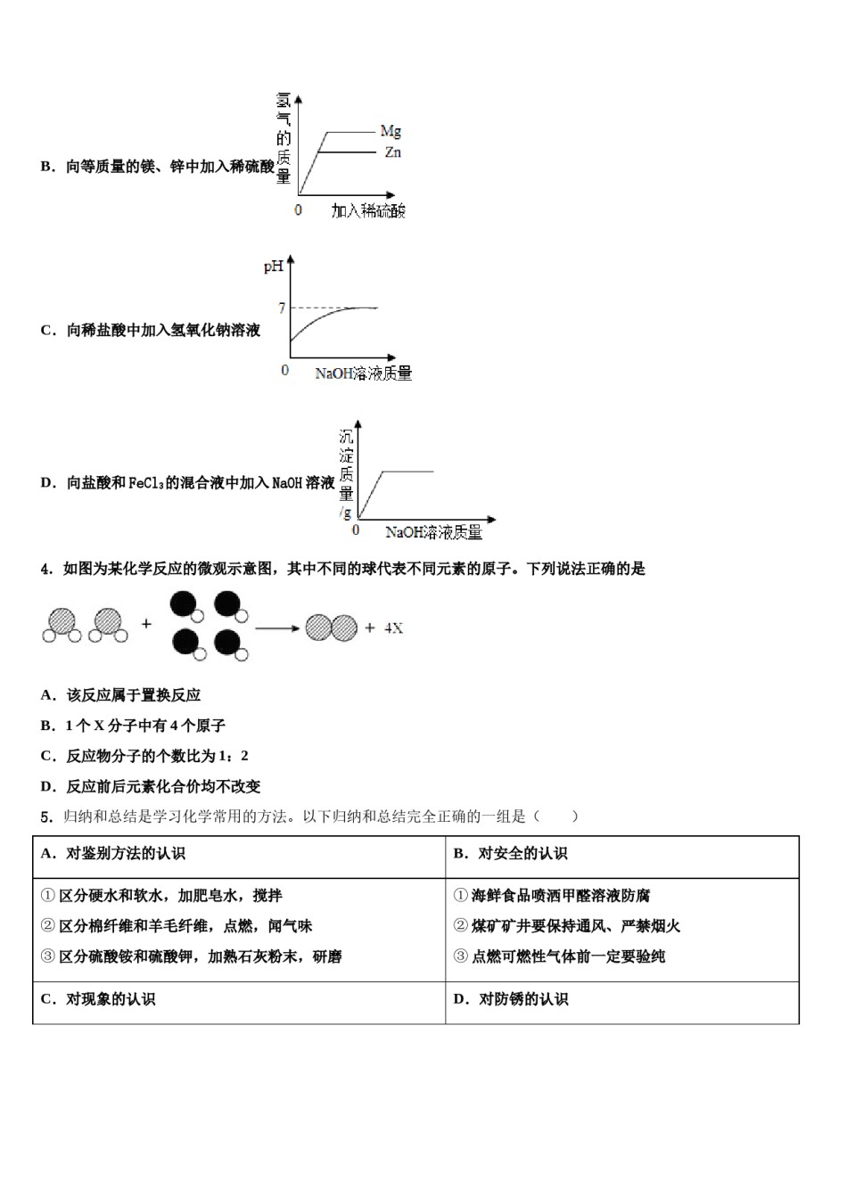 2023-2024学年江西省宁都县第二中学中考化学模拟预测题含解析.doc_第2页
