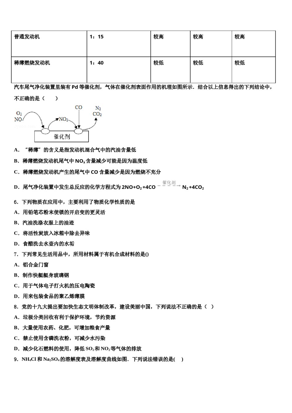 2023-2024学年江西省赣州市兴国县达标名校中考化学猜题卷含解析.doc_第2页
