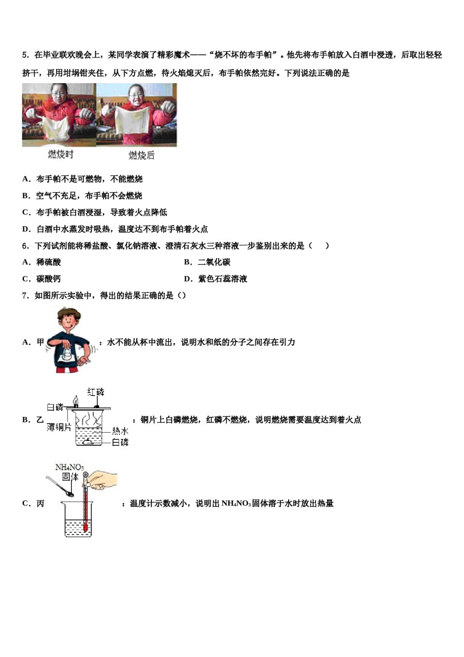 2023-2024学年河北省唐山市乐亭县中考化学模试卷含解析.doc_第2页