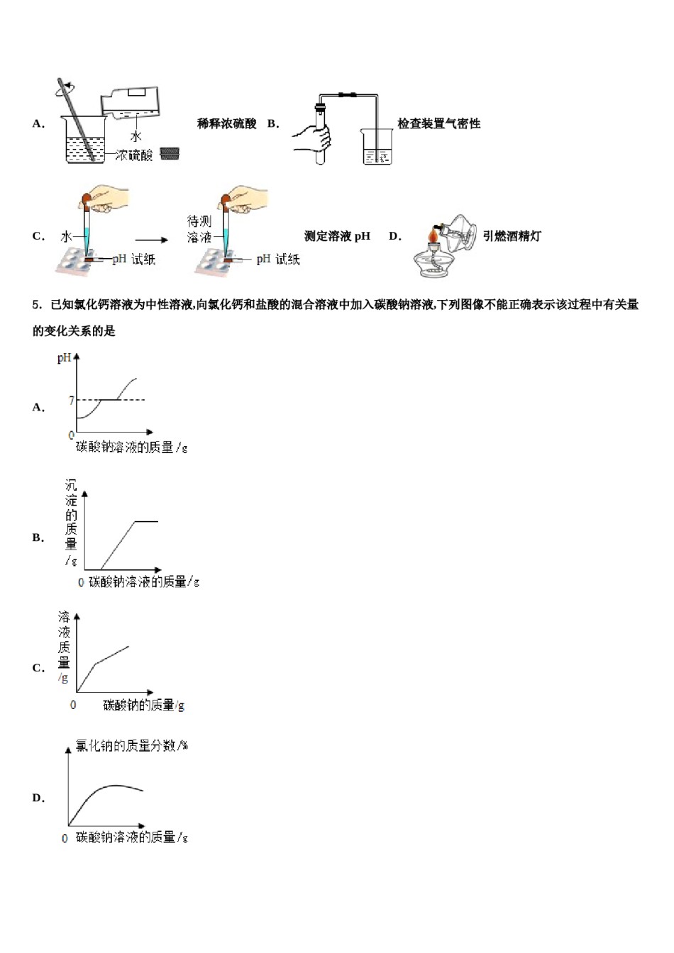2023-2024学年浙江省宁波市董玉娣中学中考化学对点突破模拟试卷含解析.doc_第2页