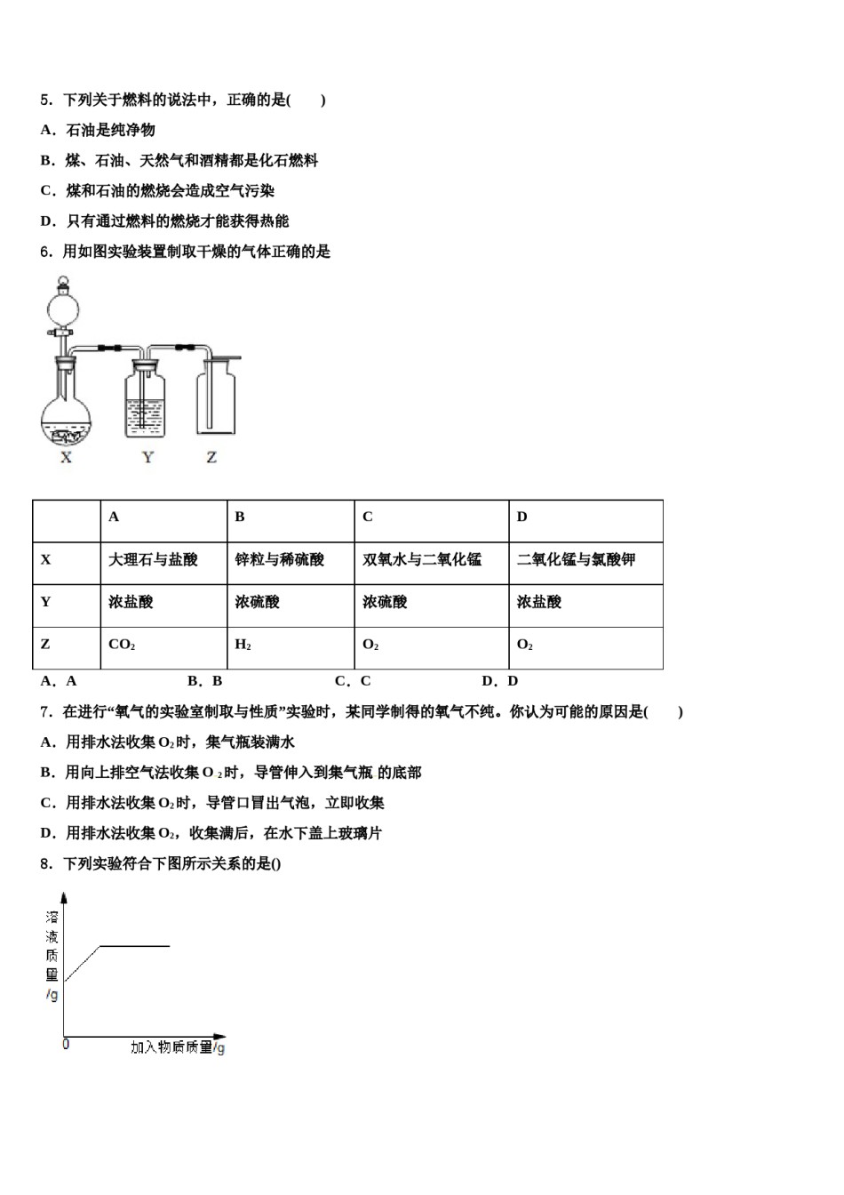 2023-2024学年海南省临高县毕业升学考试模拟卷化学卷含解析.doc_第2页