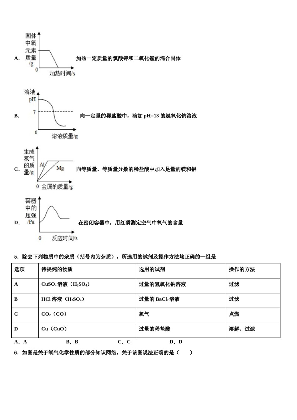 2023-2024学年湖北省襄阳市枣阳市中考化学模拟预测题含解析.doc_第2页