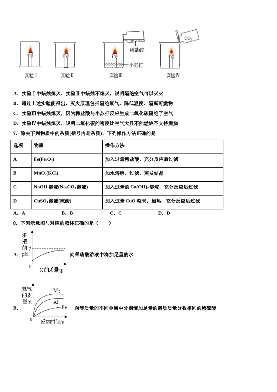 2023-2024学年甘肃省嘉峪关市名校中考二模化学试题含解析.doc_第2页