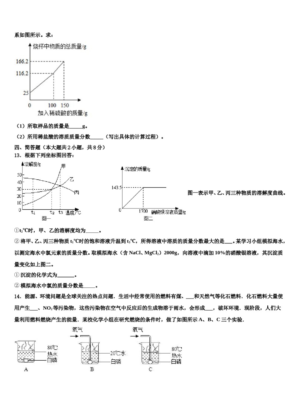 2023-2024学年福建省龙岩市武平县达标名校中考化学五模试卷含解析.doc_第3页