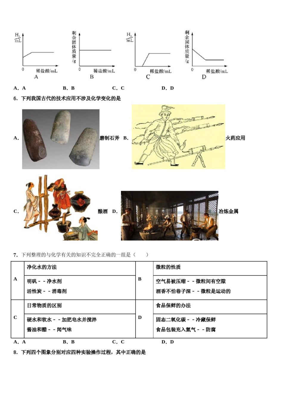 2023-2024学年贵州省绥阳县中考化学考前最后一卷含解析.doc_第2页